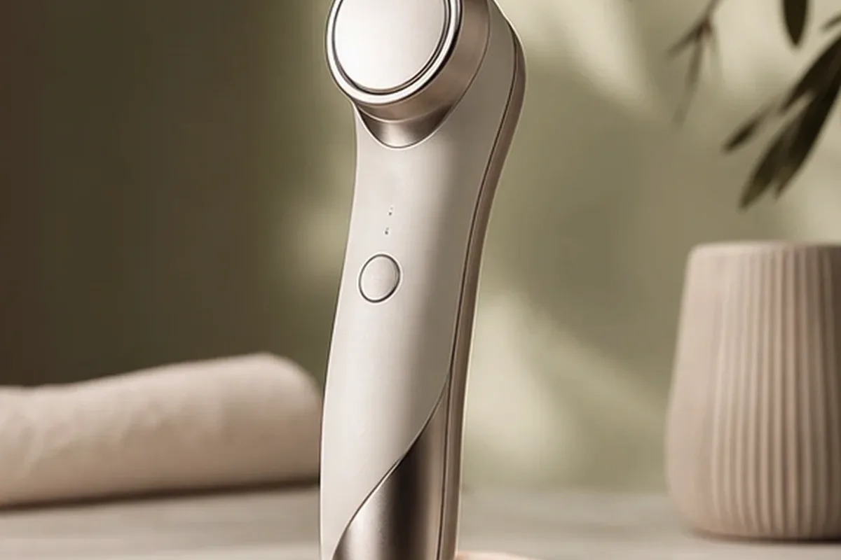 Hochwertige Beauty-Inszenierung zu Auswahlkriterien für Lockenstab bei wenig Zeit
