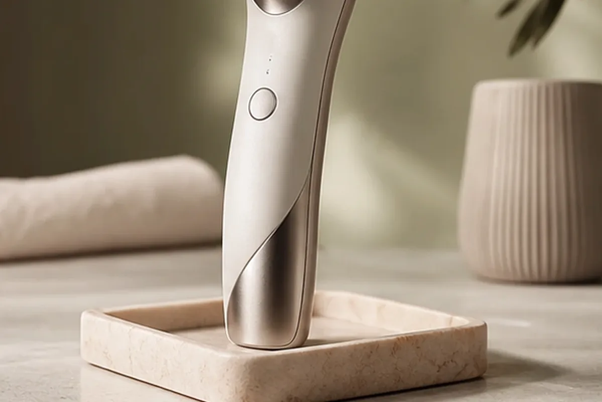 Hochwertige Beauty-Inszenierung zu Auswahlkriterien für Augenbrauen-Trimmer für eine schnelle Anwendung