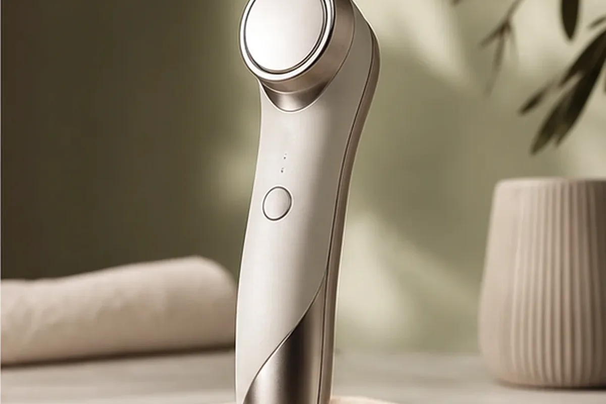 Hochwertige Beauty-Inszenierung zu Auswahlkriterien für Lockenstab bei wenig Zeit