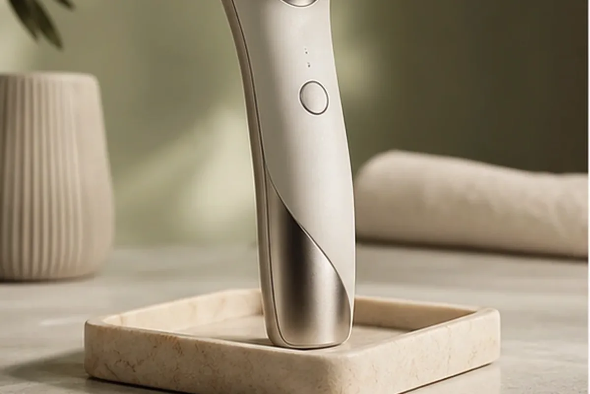 Hochwertige Beauty-Inszenierung zu Auswahlkriterien für Body-Trimmer bei eingewachsenen Haaren