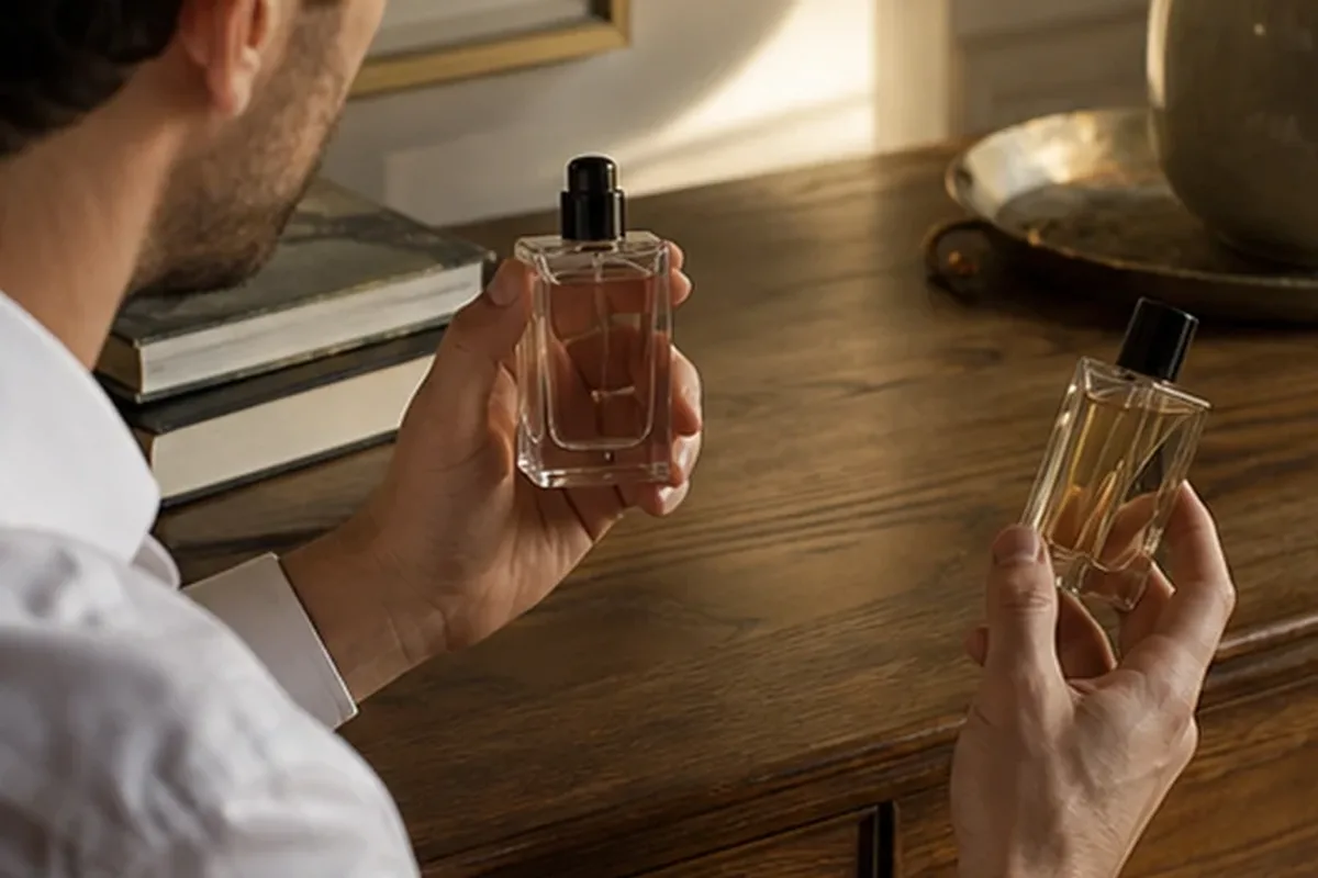 Authentischer Wohlfühlmoment passend zum Beauty-Thema Moschusduft mit langer Haltbarkeit