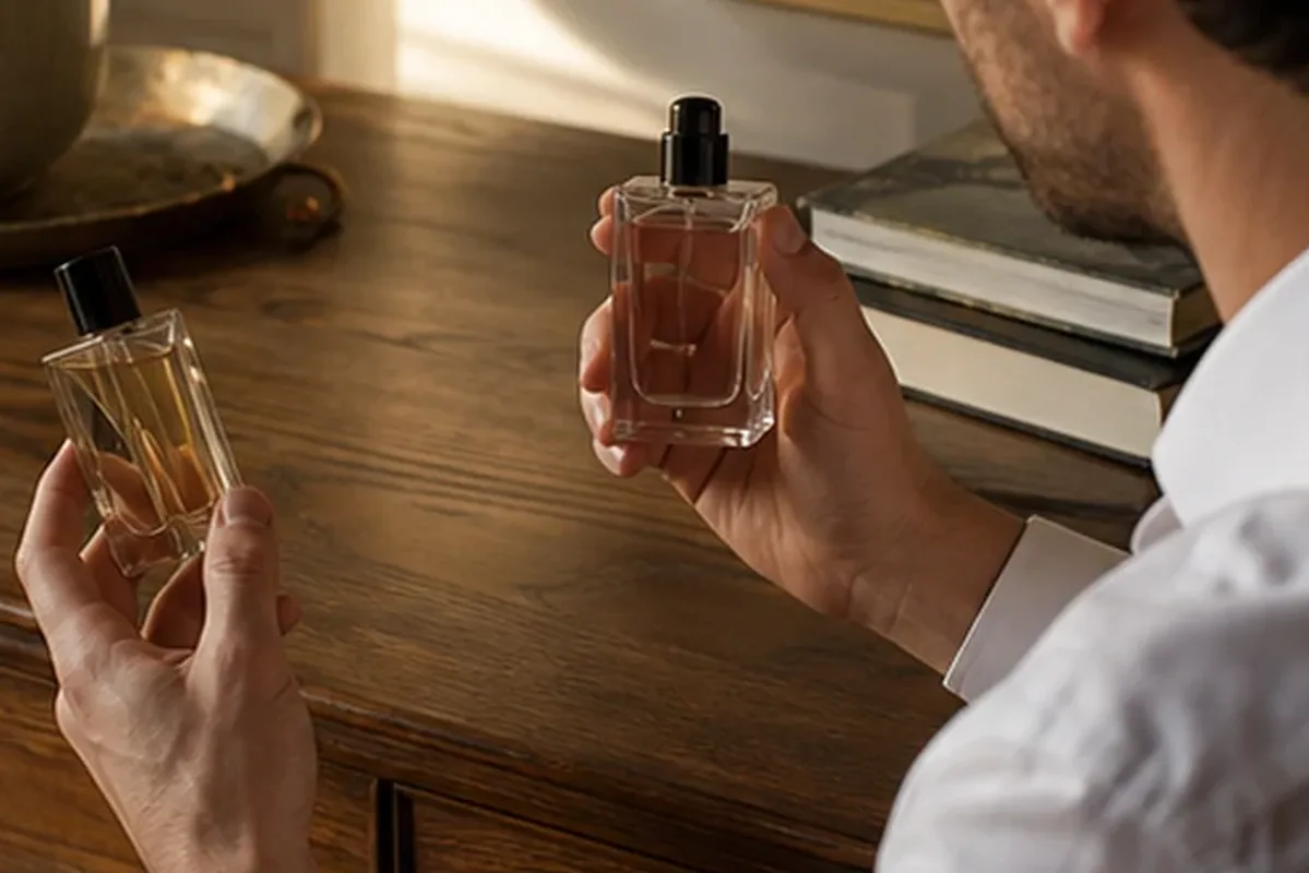 Authentischer Wohlfühlmoment passend zum Beauty-Thema Frischer Duft für einen minimalistischen Stil