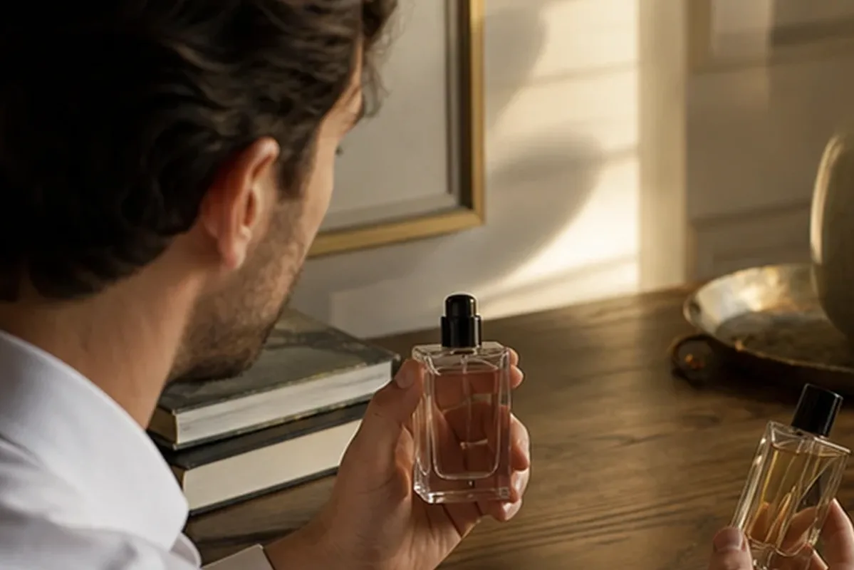 Authentischer Wohlfühlmoment passend zum Beauty-Thema Parfum: Routinen für morgens und abends