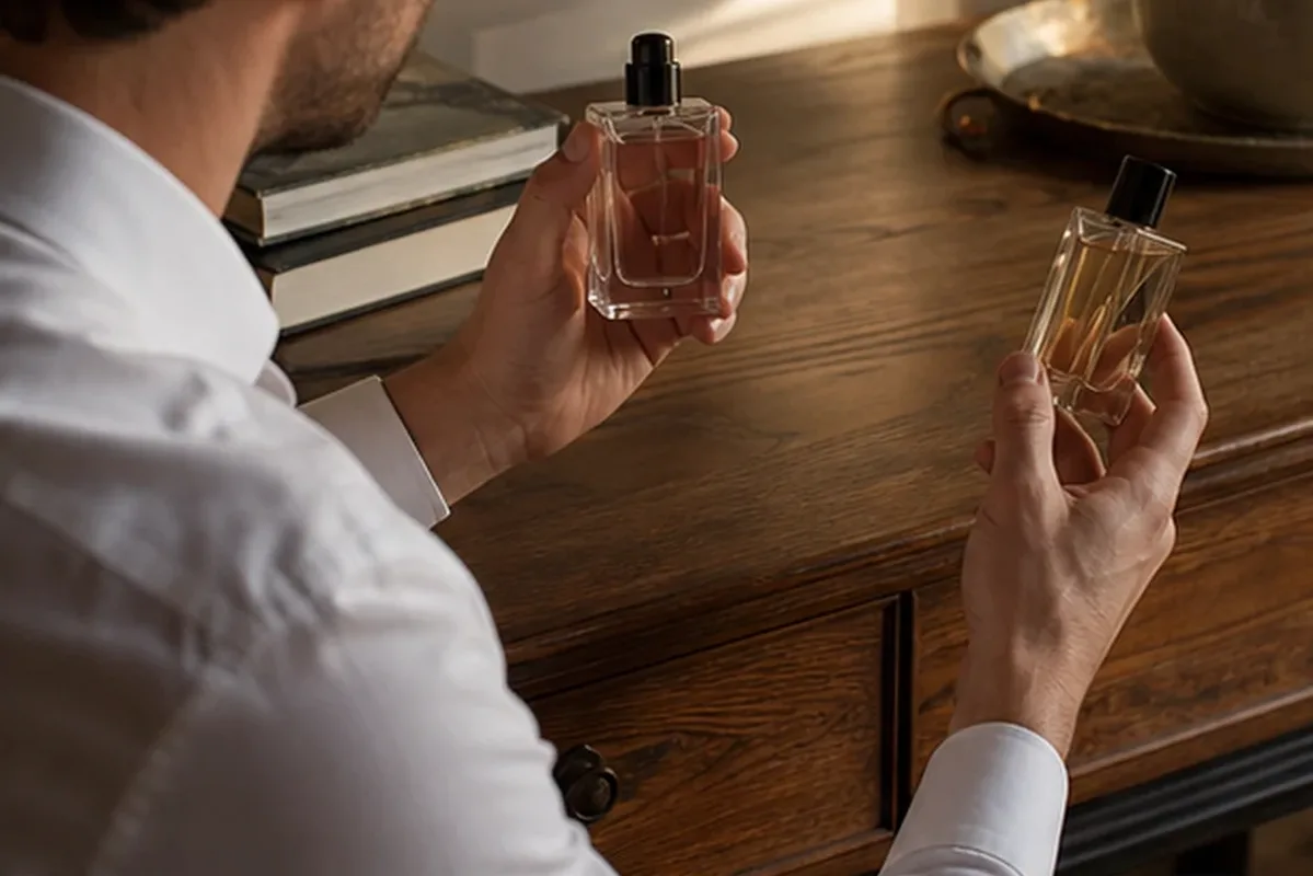 Redaktioneller Beauty-Moment zur Ausgangslage bei Parfum