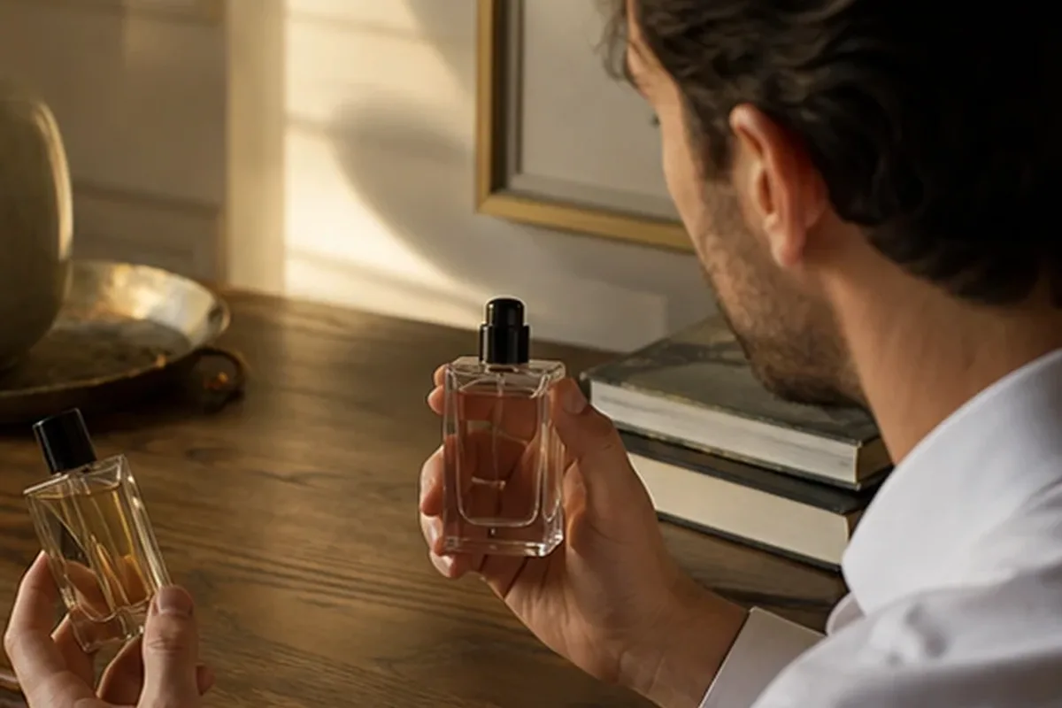 Emotionaler und authentischer Anwendungsmoment rund um Eau de Parfum für Duftanfänger