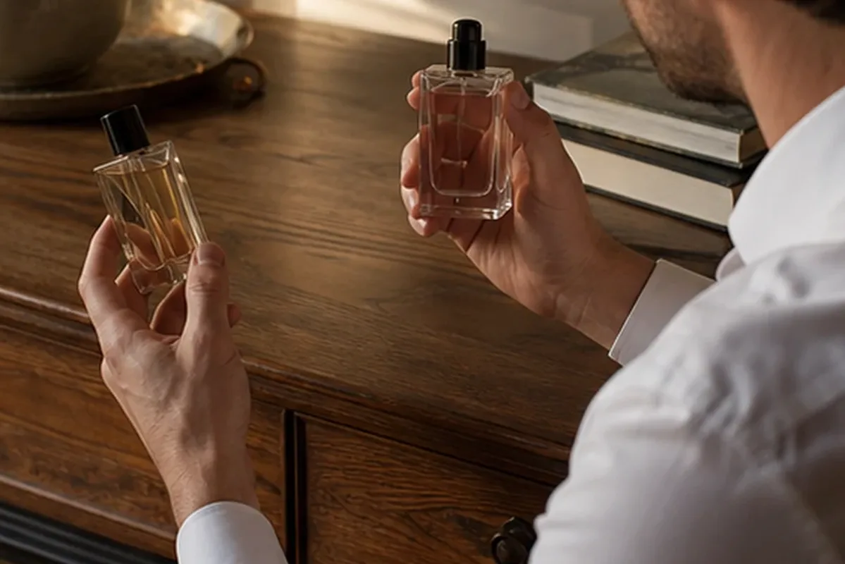 Redaktionelle Detailaufnahme zur Orientierung bei Sommerparfum für einen eleganten Stil