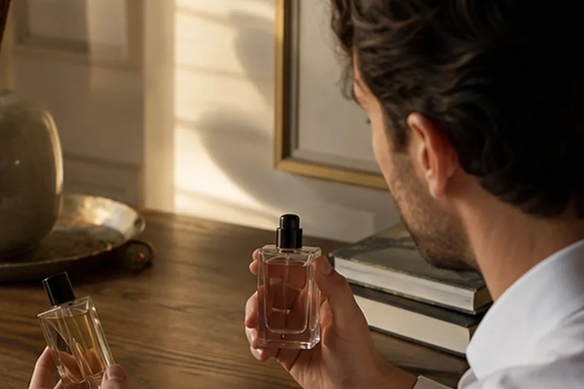 Emotionaler und authentischer Anwendungsmoment rund um Eau de Parfum für Duftanfänger