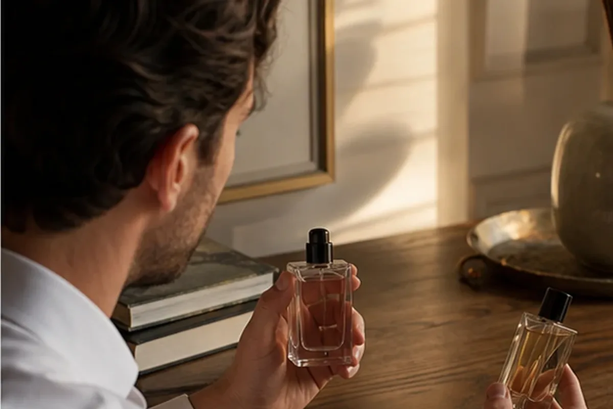 Authentische Beauty-Routine passend zum Thema Abendduft mit langer Haltbarkeit