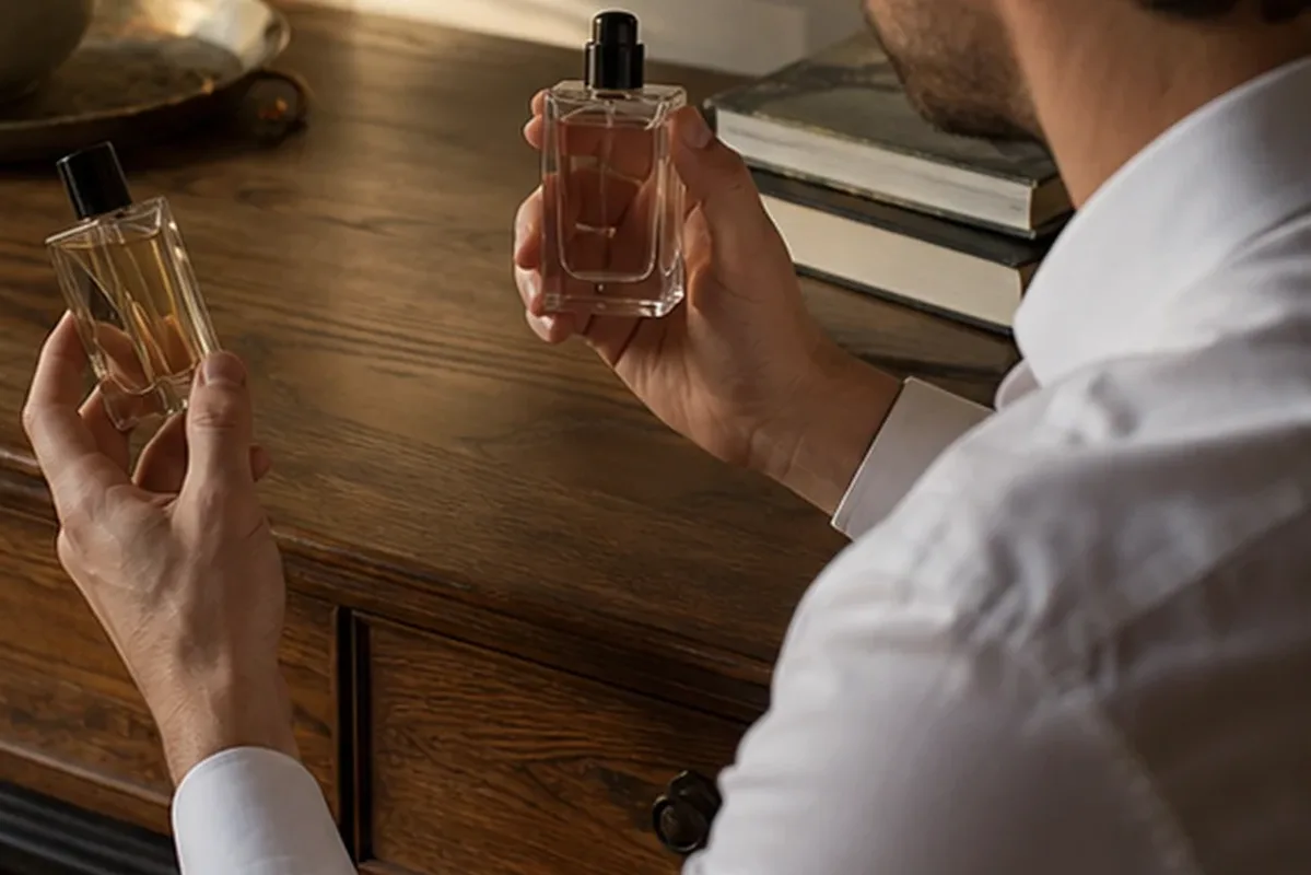 Authentischer Wohlfühlmoment passend zum Beauty-Thema Eau de Toilette bei warmem Wetter