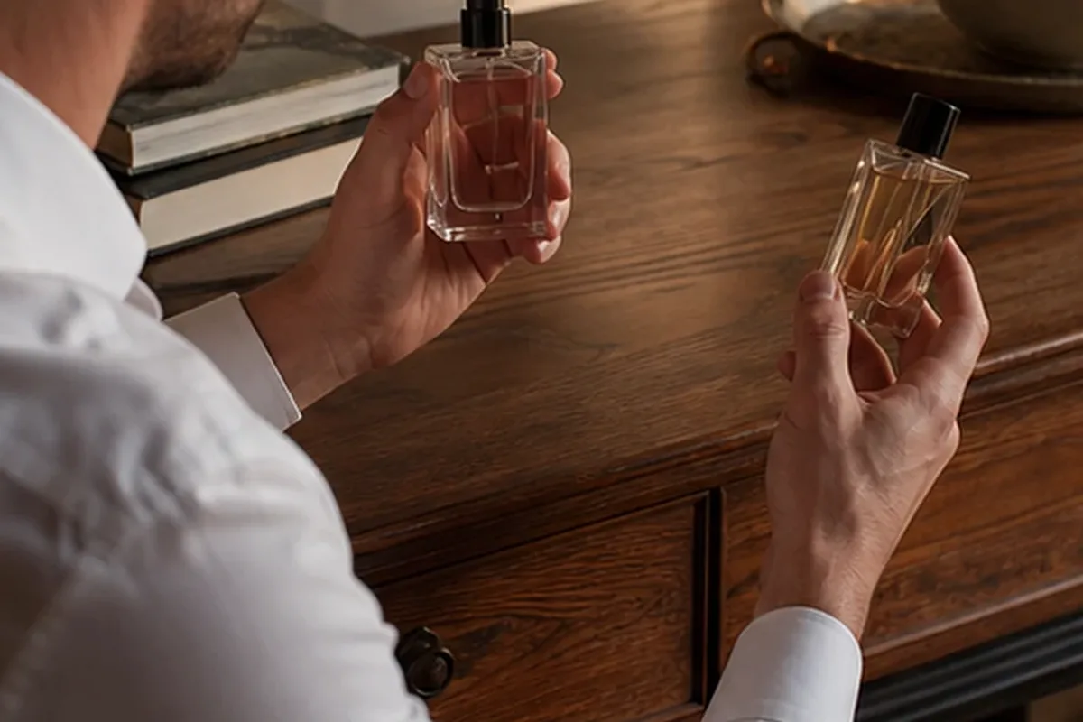 Authentischer Wohlfühlmoment passend zum Beauty-Thema Winterparfum für einen minimalistischen Stil
