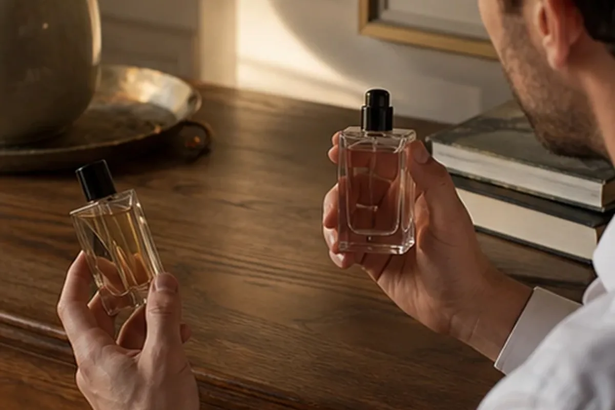 Redaktionelle Detailaufnahme zur Orientierung bei Moschusduft bei warmem Wetter