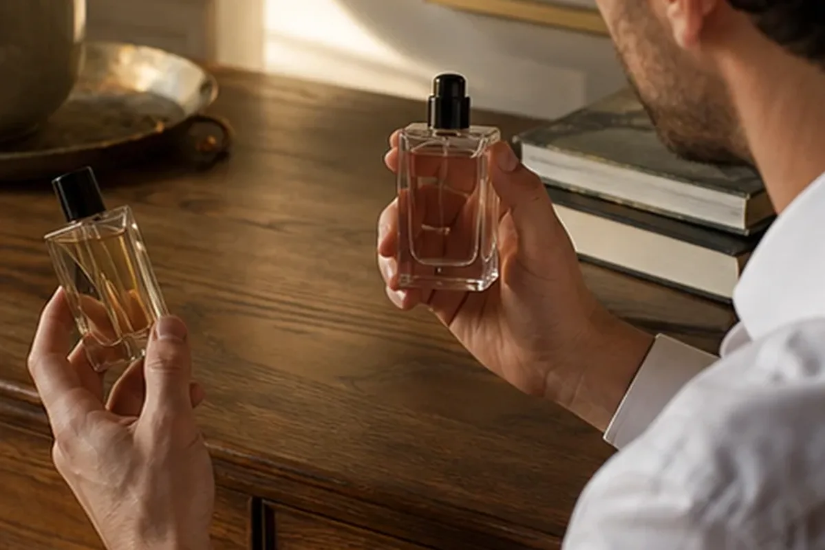 Authentische Beauty-Routine passend zum Thema Winterparfum mit langer Haltbarkeit