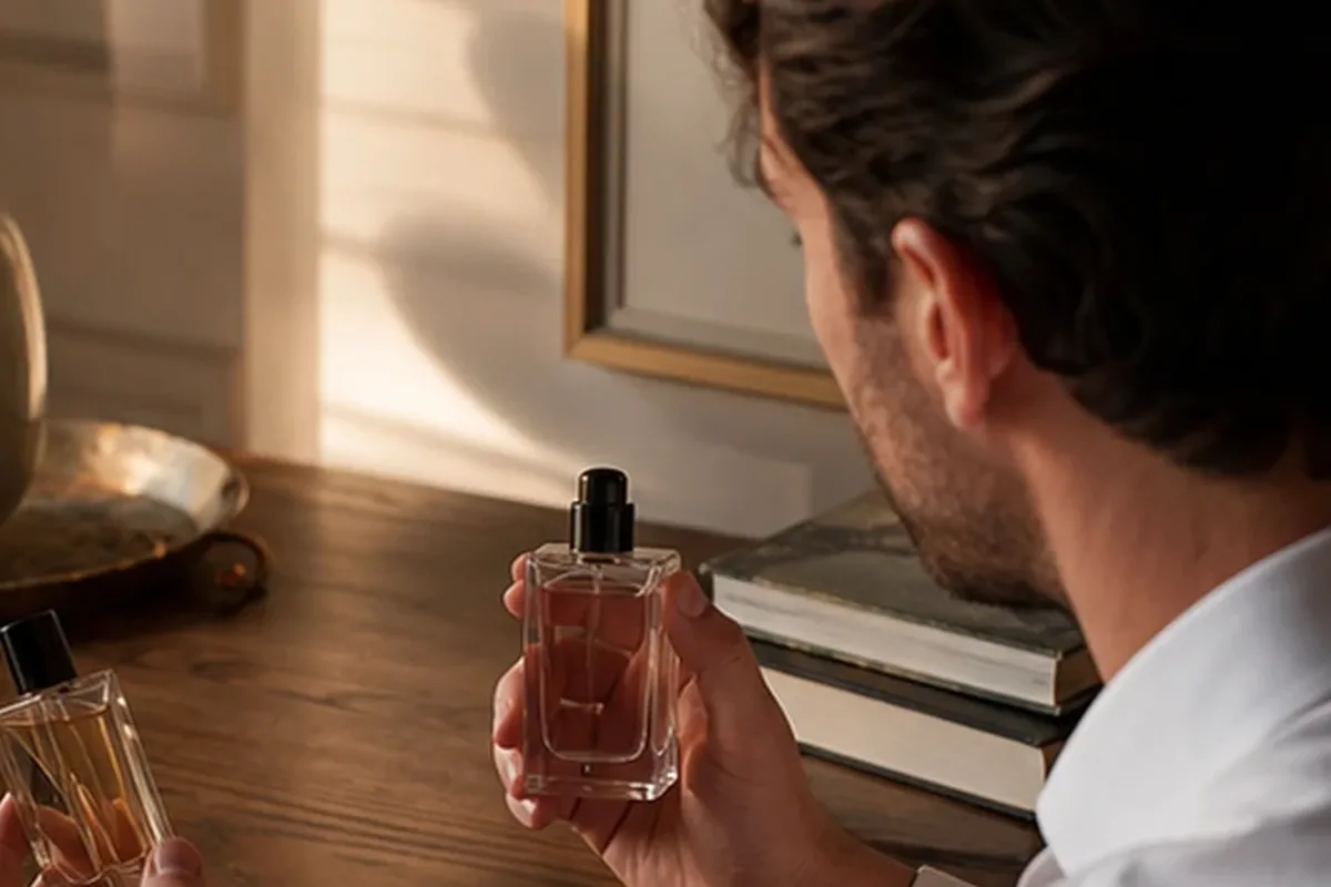 Hochwertige Beauty-Inszenierung zu Auswahlkriterien für Eau de Parfum für sensible Nasen