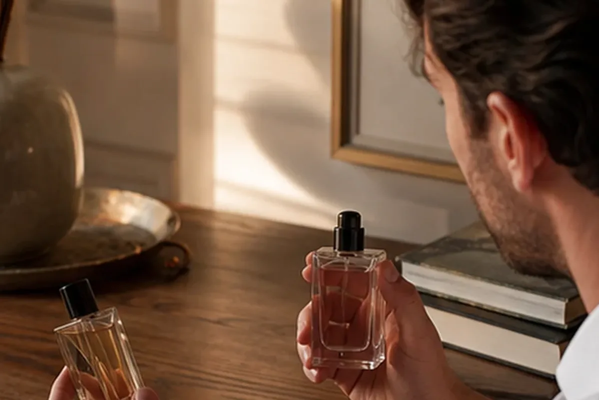 Authentischer Wohlfühlmoment passend zum Beauty-Thema Sommerparfum für einen eleganten Stil