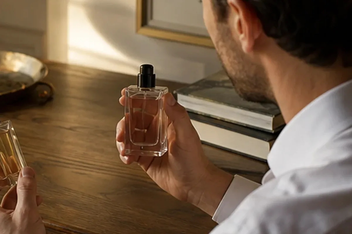 Authentische Beauty-Routine passend zum Thema Duftwissen
