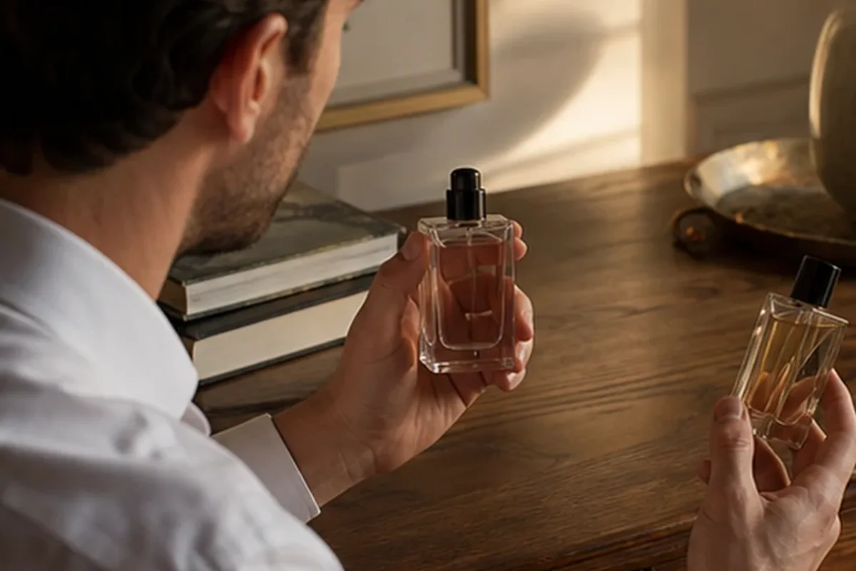 Authentische Beauty-Routine passend zum Thema Moschusduft bei warmem Wetter