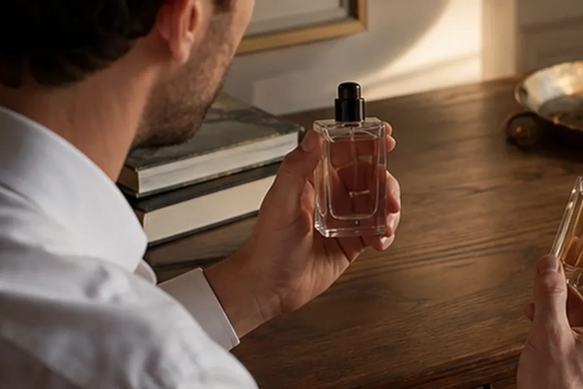 Authentische Beauty-Routine passend zum Thema Rosenduft für einen minimalistischen Stil