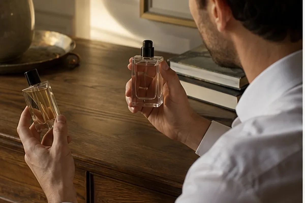 Redaktioneller Beauty-Moment zur Ausgangslage bei Moschusduft bei kaltem Wetter