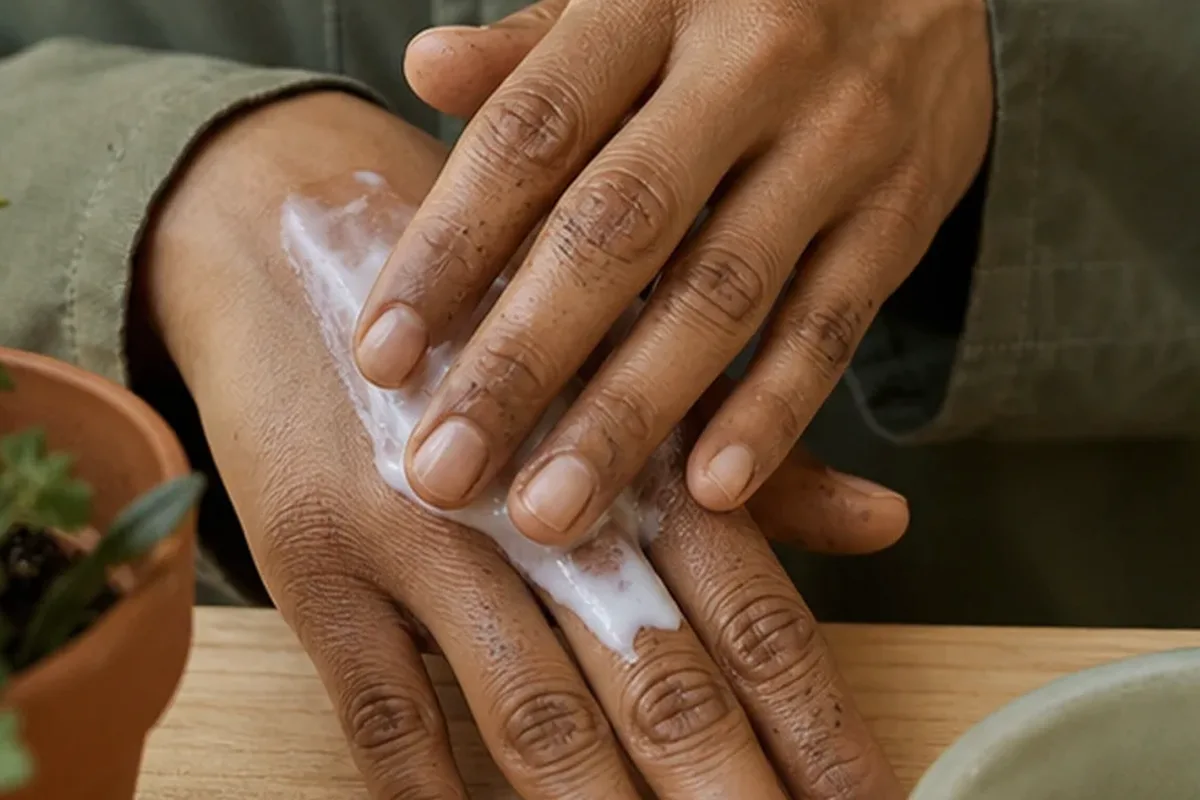 Hochwertige Beauty-Inszenierung zu Auswahlkriterien für Enthaarungscreme für dunkle Haare