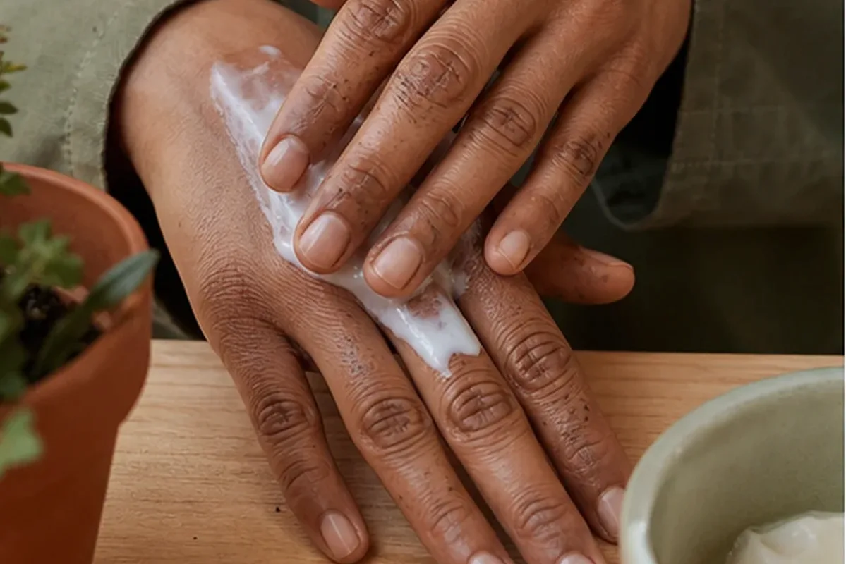 Redaktioneller Beauty-Moment zur Ausgangslage bei Badezusatz für empfindliche Haut
