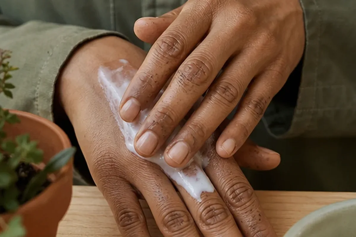 Authentische Beauty-Routine passend zum Thema Nagelhärter bei brüchigen Nägeln