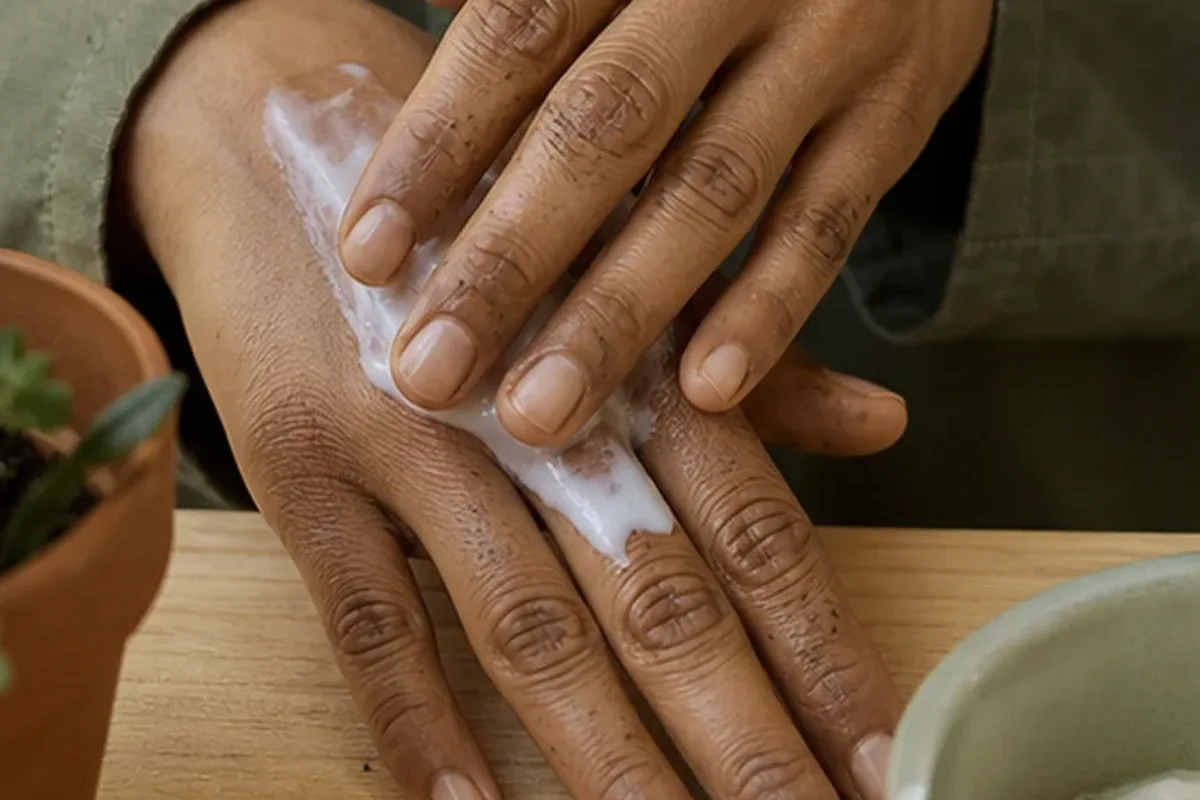 Authentische Beauty-Routine passend zum Thema Duschöl für empfindliche Haut