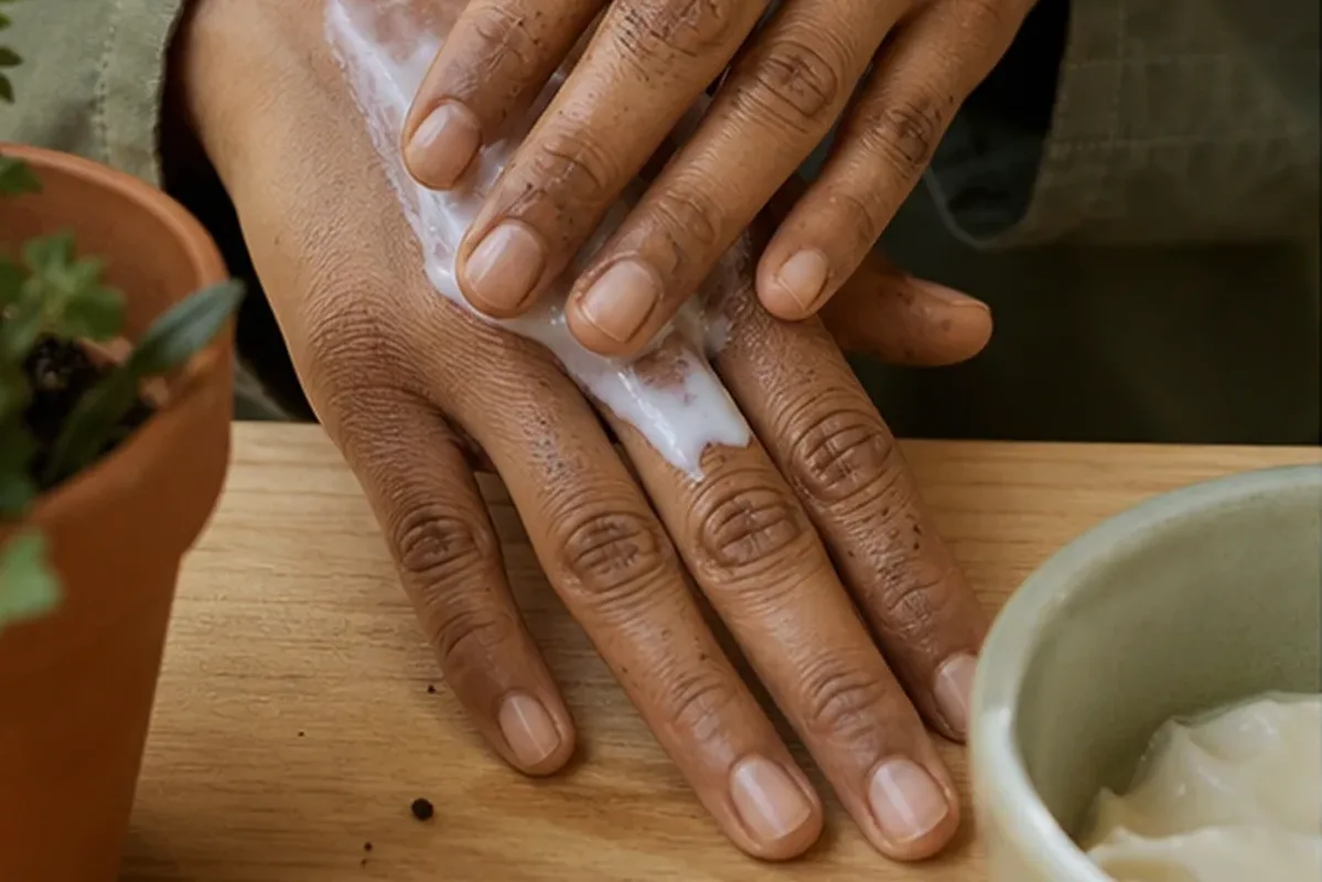 Redaktioneller Beauty-Moment zur Ausgangslage bei Duschöl für müde Füße