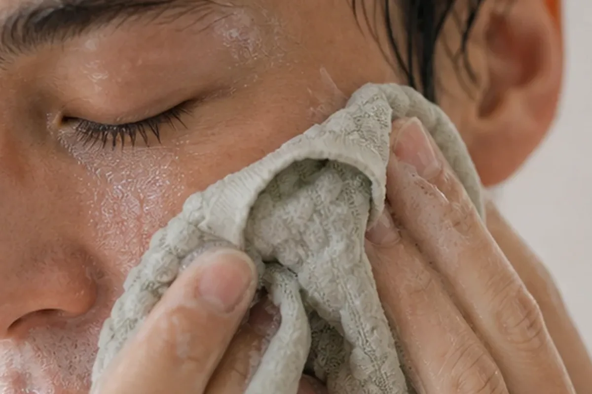 Emotionaler und authentischer Anwendungsmoment rund um Gesichtsmaske für unreine Haut
