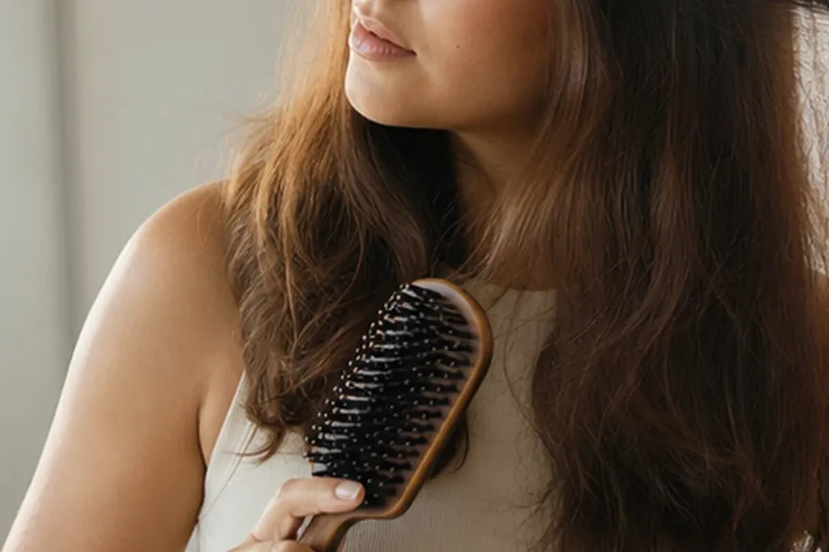 Redaktioneller Beauty-Moment zur Ausgangslage bei Tiefenreinigungsshampoo für trockenes Haar