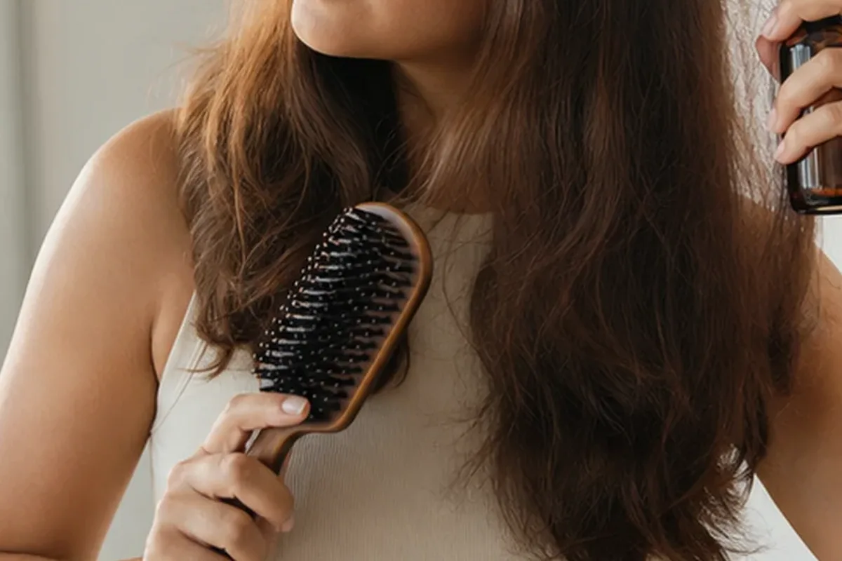 Redaktioneller Beauty-Moment zur Ausgangslage bei Silbershampoo für empfindliche Kopfhaut