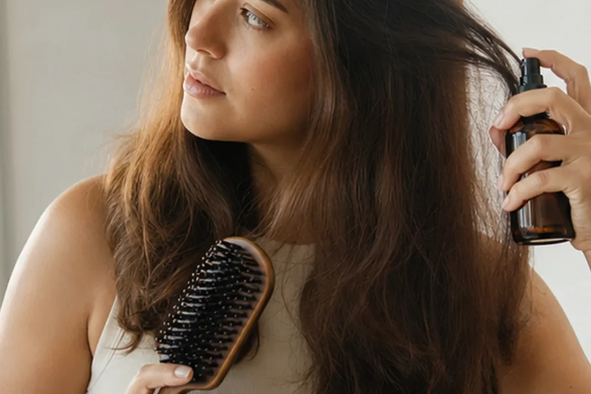 Authentische Beauty-Routine passend zum Thema Glätteisen bei kleinem Budget