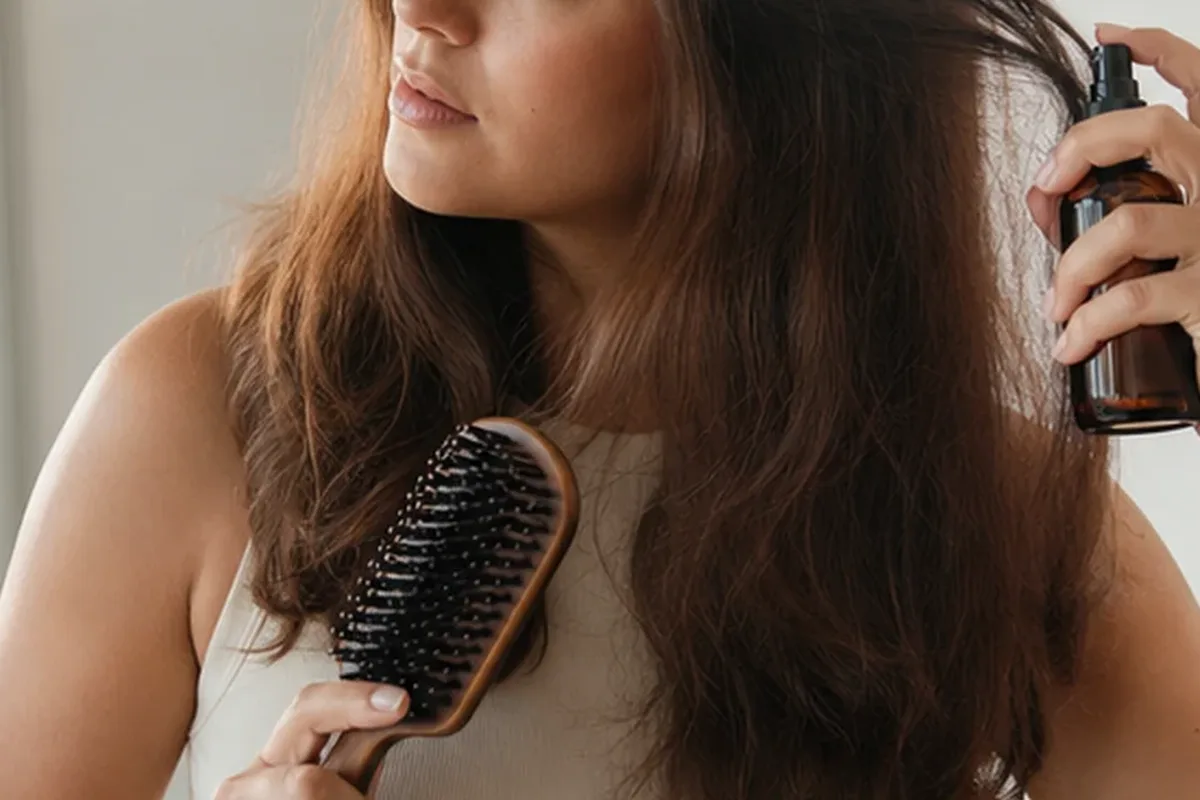 Redaktioneller Beauty-Moment zur Ausgangslage bei Mildes Shampoo für empfindliche Kopfhaut
