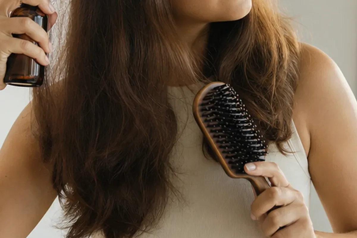 Authentische Beauty-Routine passend zum Thema Tiefenreinigungsshampoo bei fettigem Ansatz