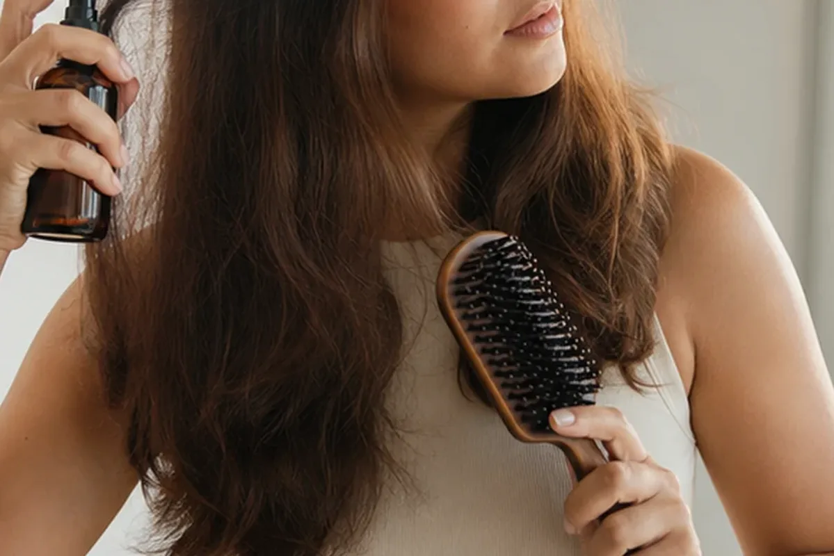 Authentische Beauty-Routine passend zum Thema Kosmetikspiegel bei wenig Zeit