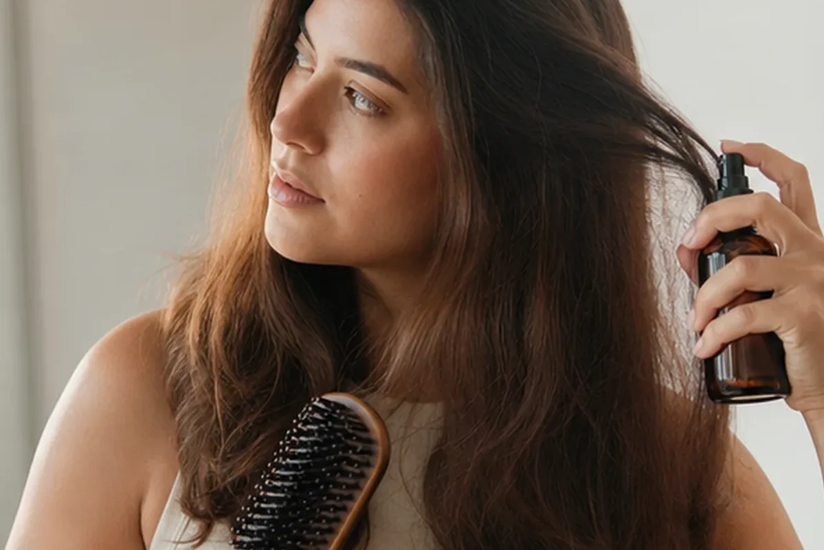 Redaktioneller Beauty-Moment zur Ausgangslage bei Silbershampoo für feines Haar