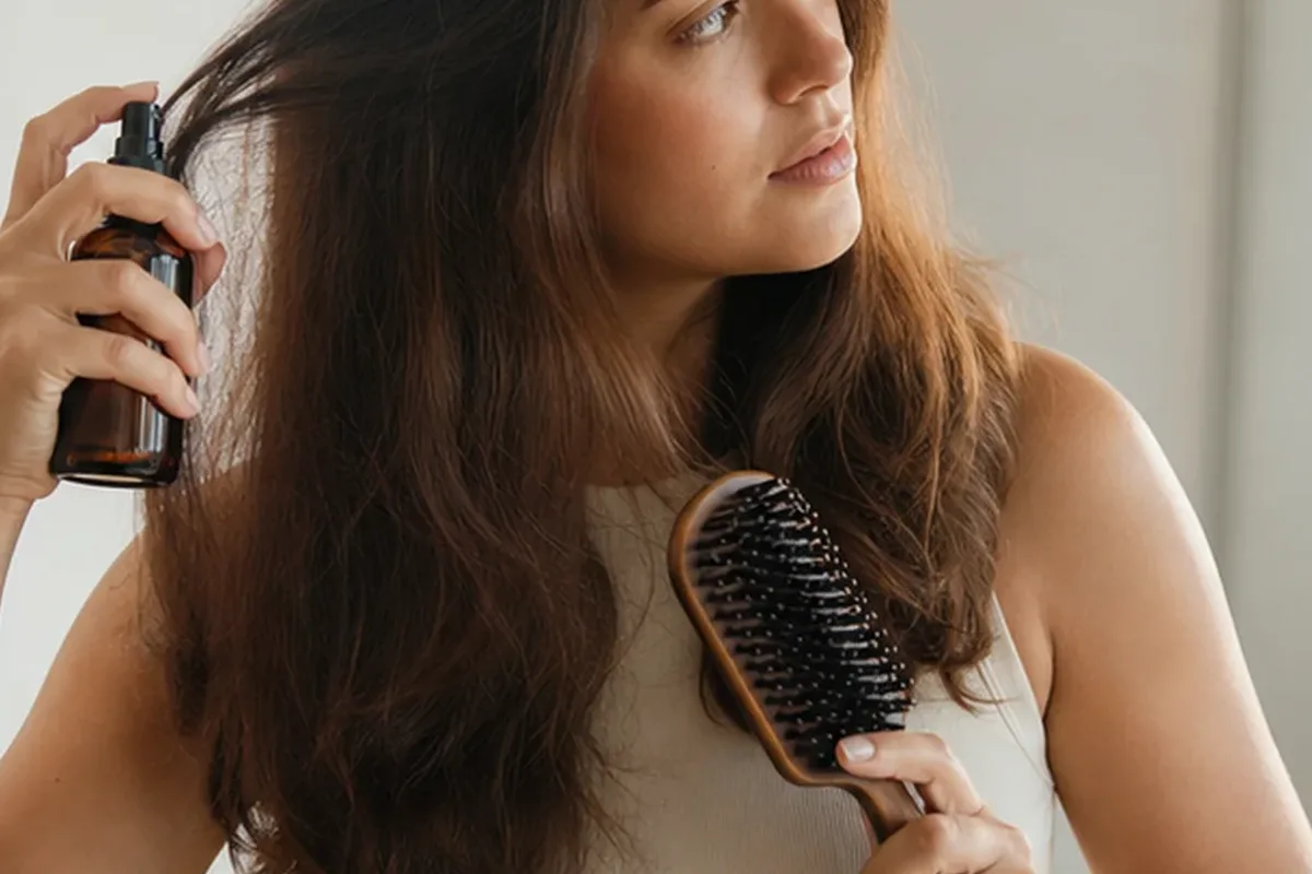 Redaktioneller Beauty-Moment zur Ausgangslage bei Mildes Shampoo für lockiges Haar