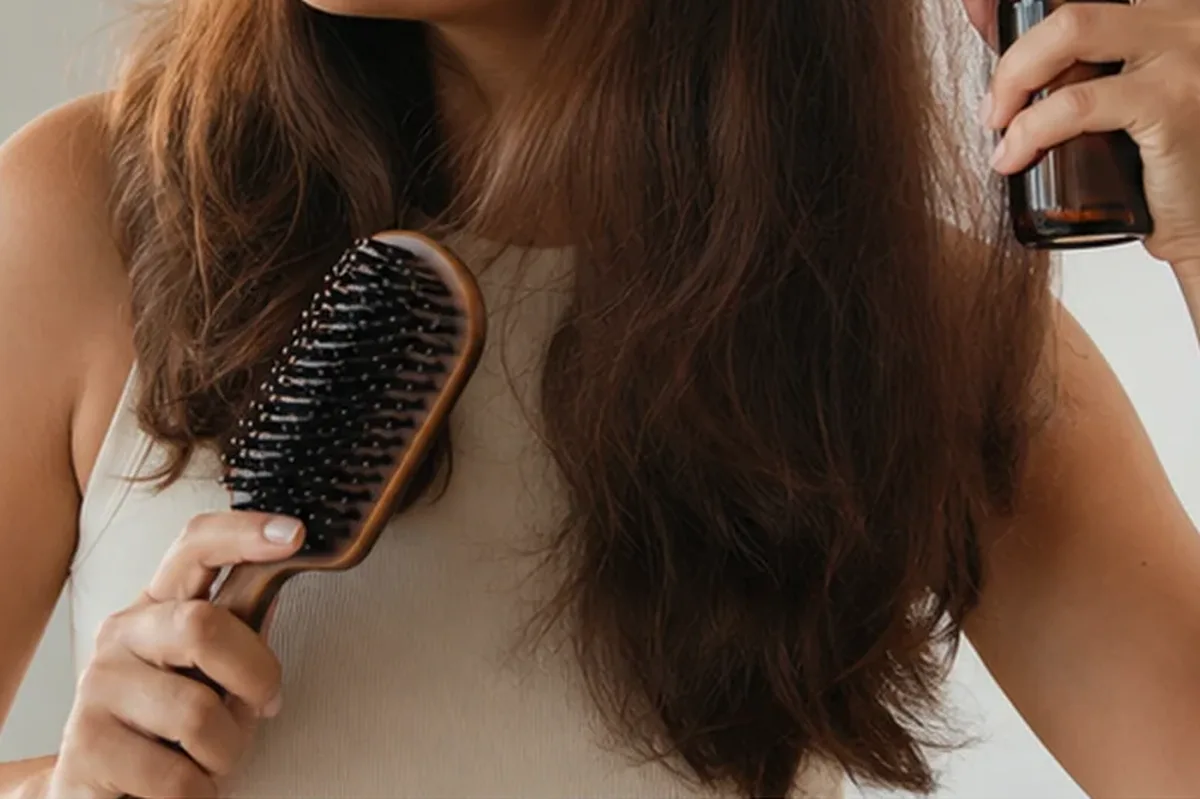 Redaktioneller Beauty-Moment zur Ausgangslage bei Haartrockner für empfindliche Kopfhaut