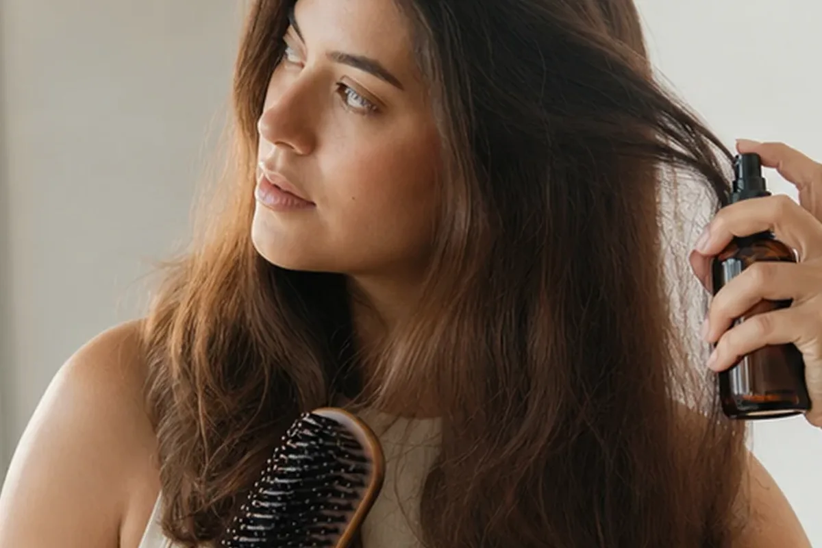 Redaktionelle Detailaufnahme zur Orientierung bei Tiefenreinigungsshampoo für empfindliche Kopfhaut