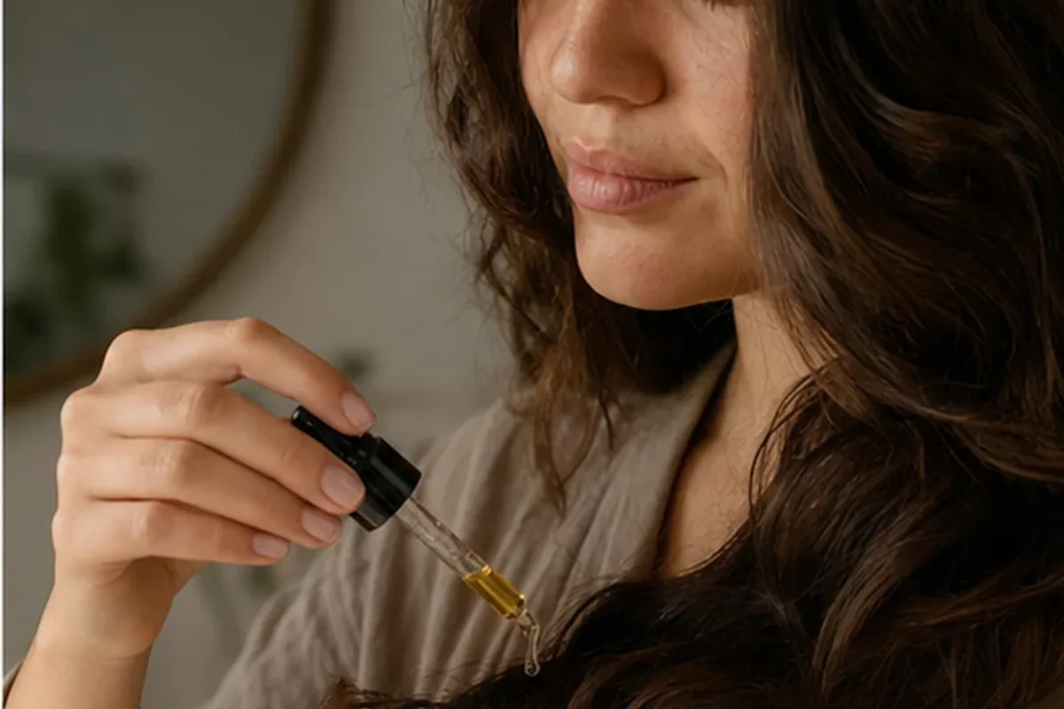 Redaktioneller Beauty-Moment zur Ausgangslage bei Haartrockner für strapaziertes Haar