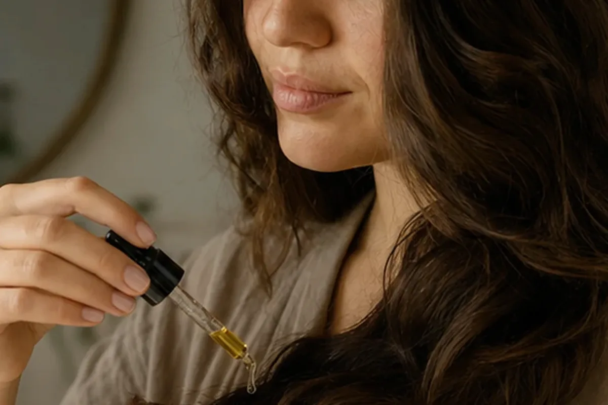 Redaktioneller Beauty-Moment zur Ausgangslage bei Silbershampoo für lockiges Haar