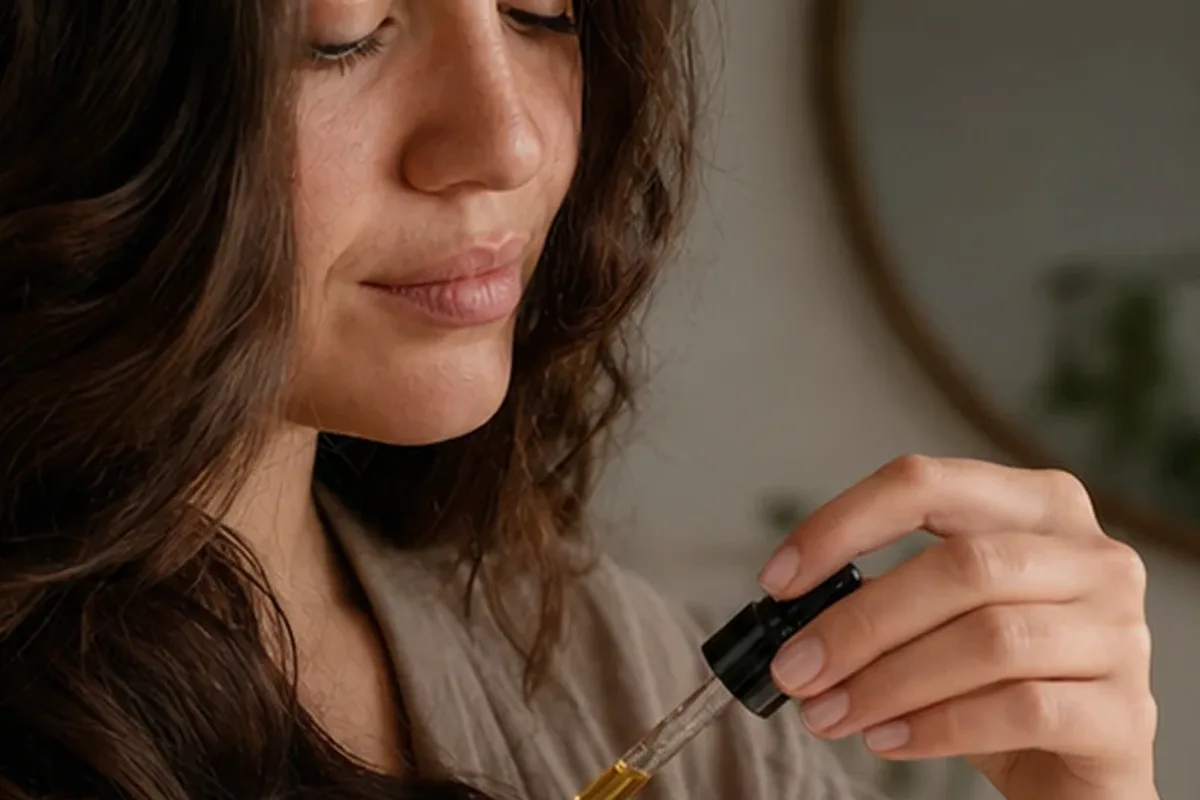 Redaktioneller Beauty-Moment zur Ausgangslage bei Lockencreme für empfindliche Kopfhaut