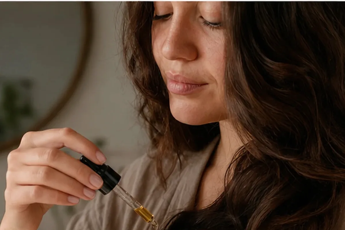 Authentische Beauty-Routine passend zum Thema Haaröl für strapaziertes Haar