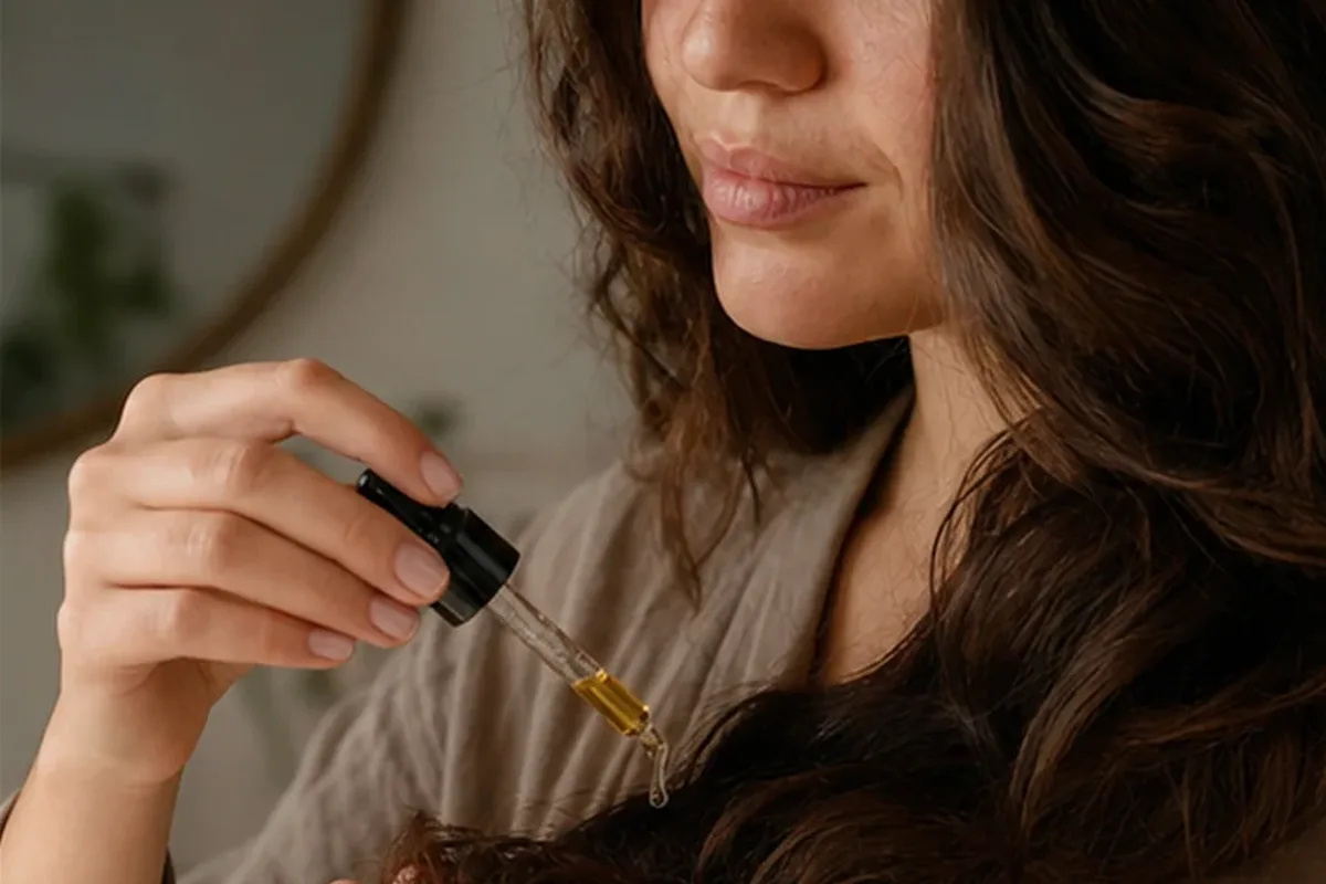 Hochwertige Beauty-Inszenierung zu Auswahlkriterien für Trockenshampoo für empfindliche Kopfhaut