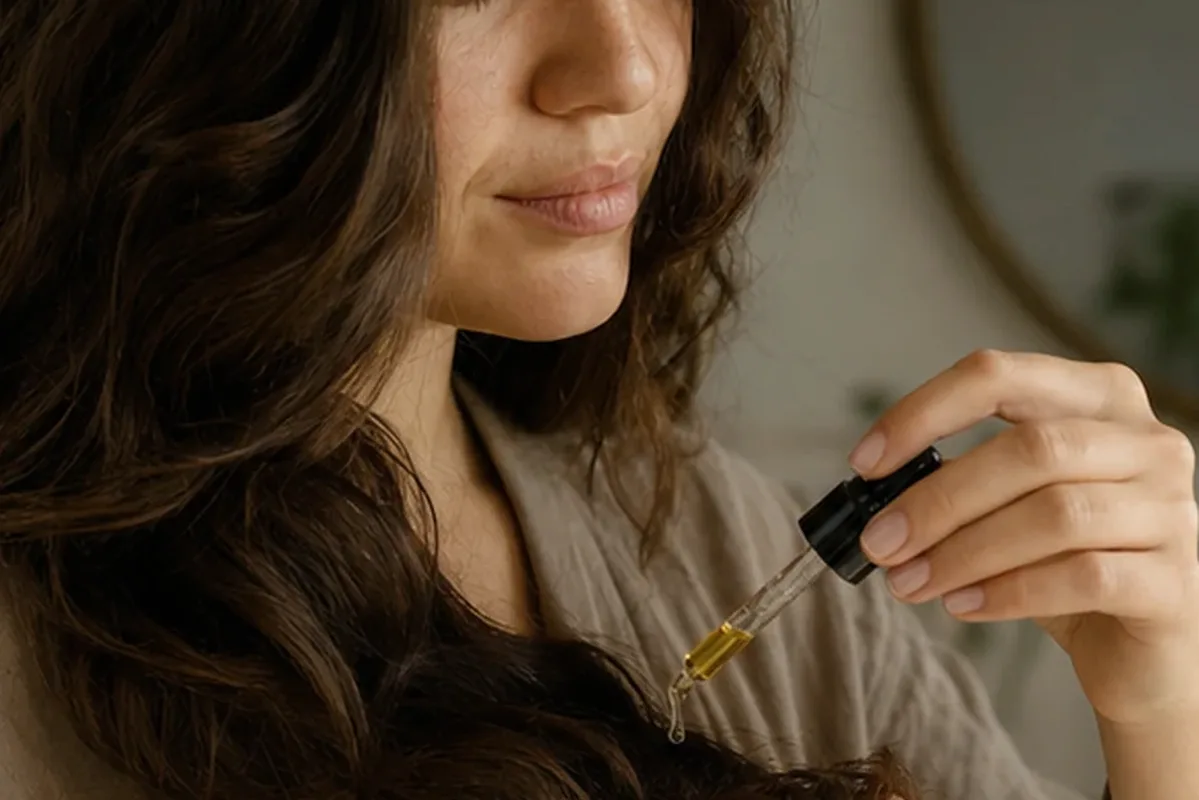 Authentische Beauty-Routine passend zum Thema Haarbürste für empfindliche Kopfhaut