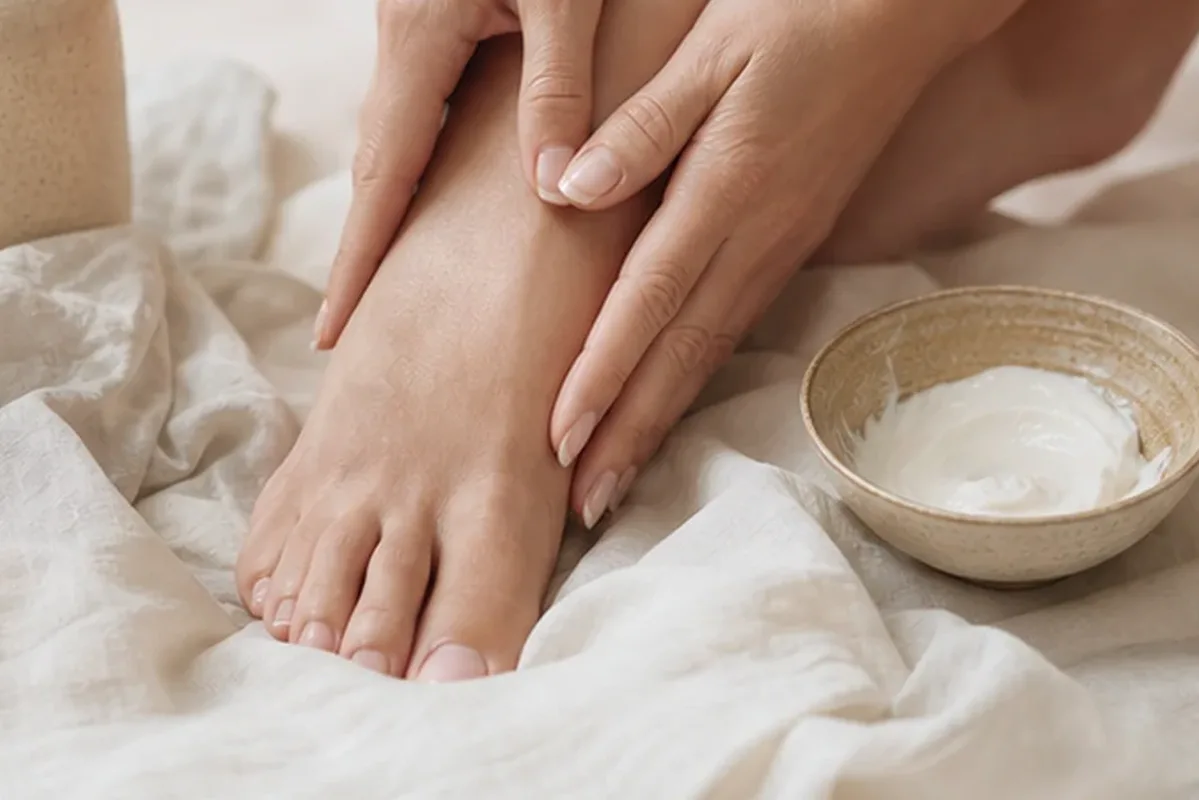 Redaktionelle Detailaufnahme zur Orientierung bei Nagelöl für beanspruchte Hände