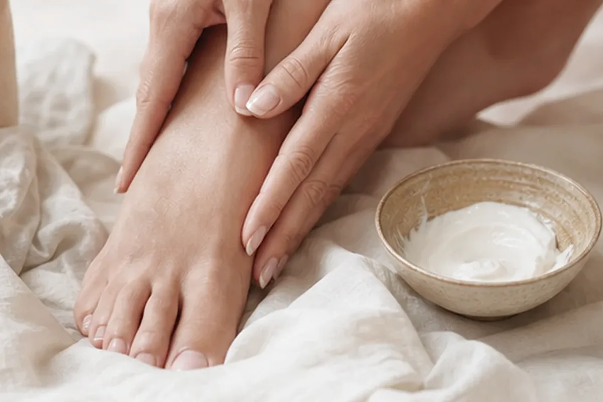 Hochwertige Beauty-Inszenierung zu Auswahlkriterien für Peeling vor der Rasur bei Rasurbrand