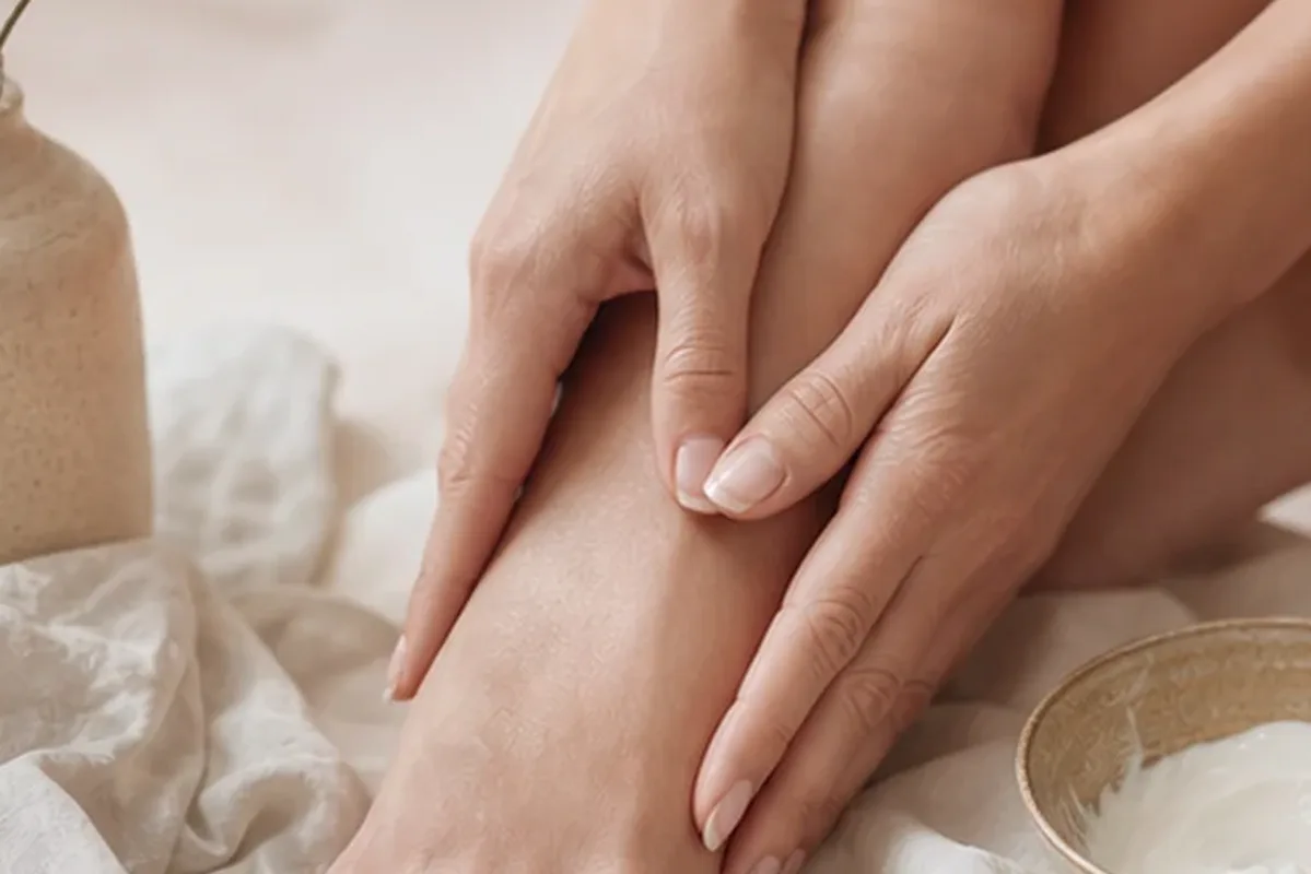 Hochwertige Beauty-Inszenierung zu Auswahlkriterien für Waxing-Set für langanhaltende Glätte
