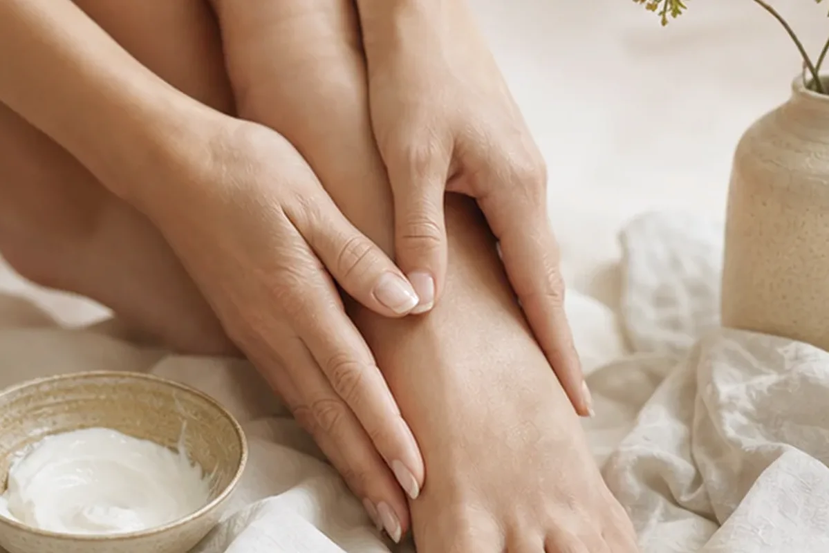 Hochwertige Beauty-Inszenierung zu Auswahlkriterien für Waxing-Set für langanhaltende Glätte