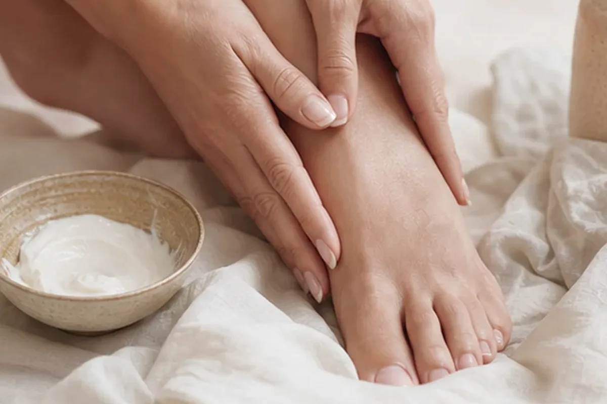 Hochwertige Beauty-Inszenierung zu Auswahlkriterien für After-Sun-Pflege bei Keratosis pilaris