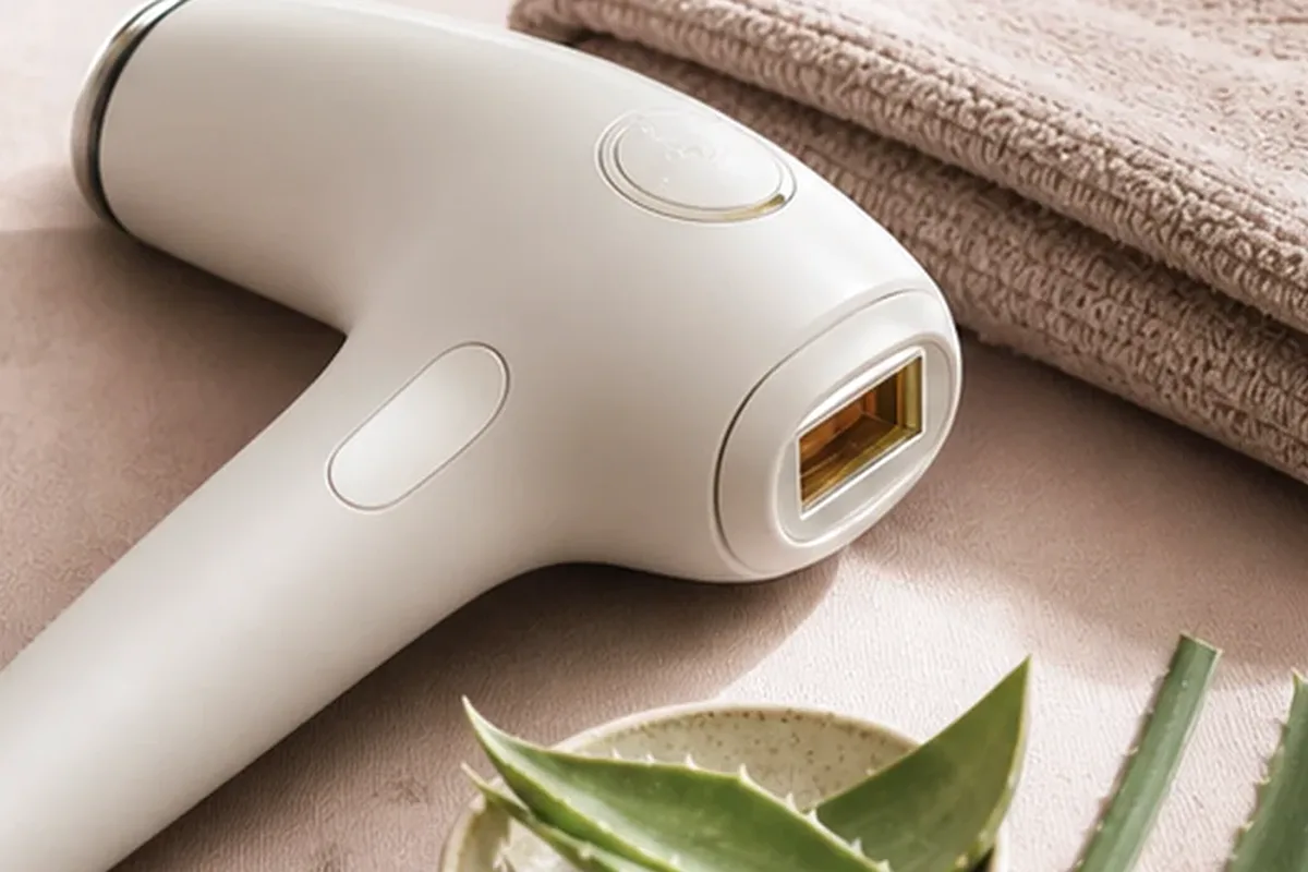 Redaktionelle Detailaufnahme zur Orientierung bei Peeling vor der Rasur für empfindliche Haut